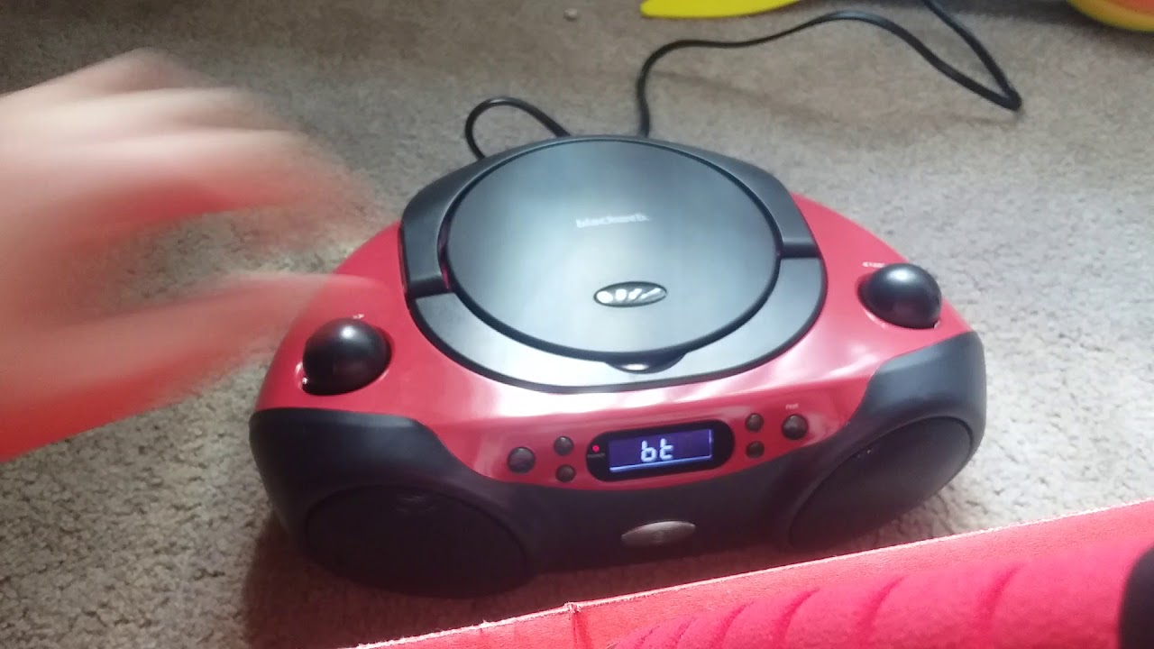 my new bluetooth speaker-bluetooth cd player-blackweb