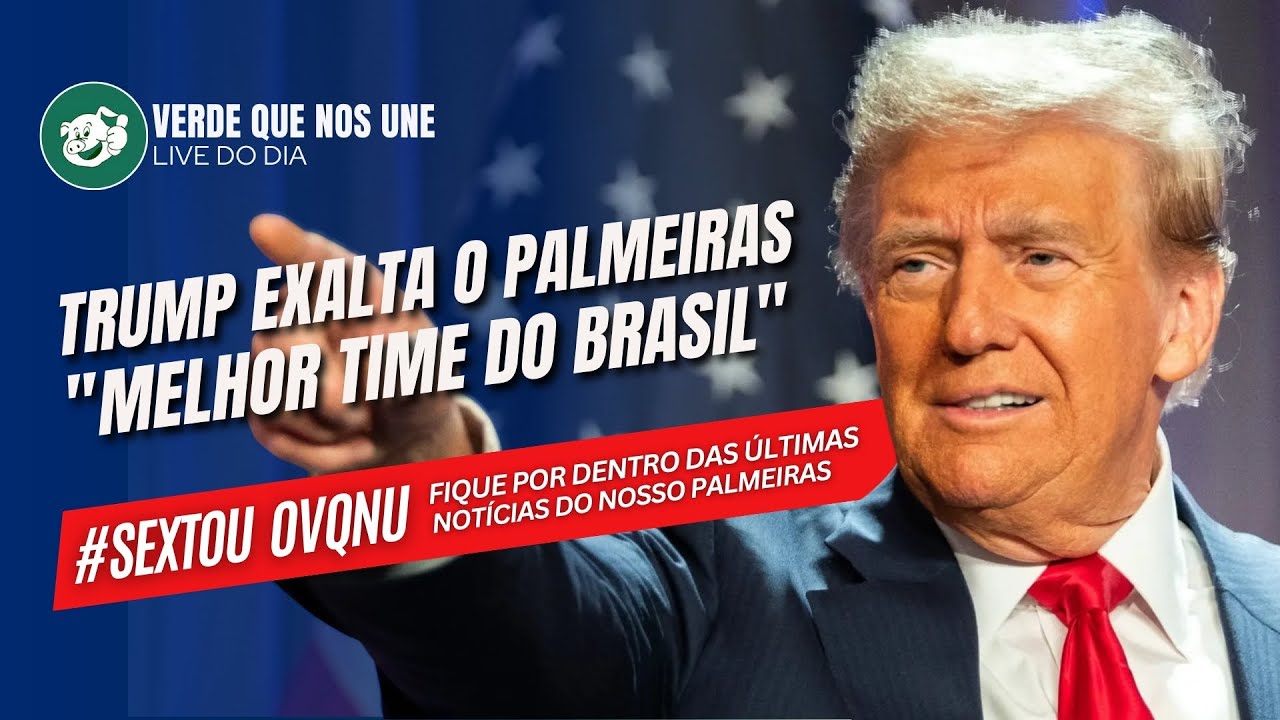 #AOVIVO | TRUMP EXALTA O PALMEIRAS! | ALLAN SUPERVALORIZADO? | TIGRINHO TREINA NORMAL | FOCO TOTAL!
