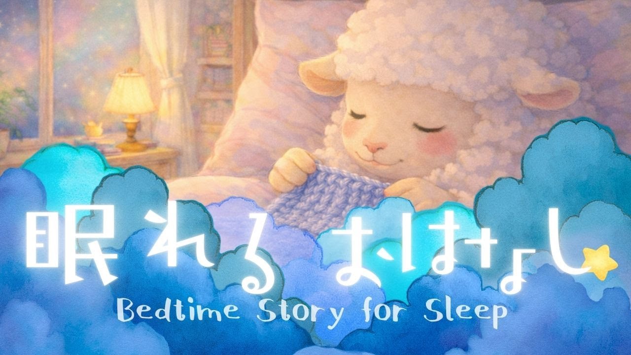 【寝かしつけ】優しい朗読童話｜Bedtime Story for Sleep（ひつじの編み物）
