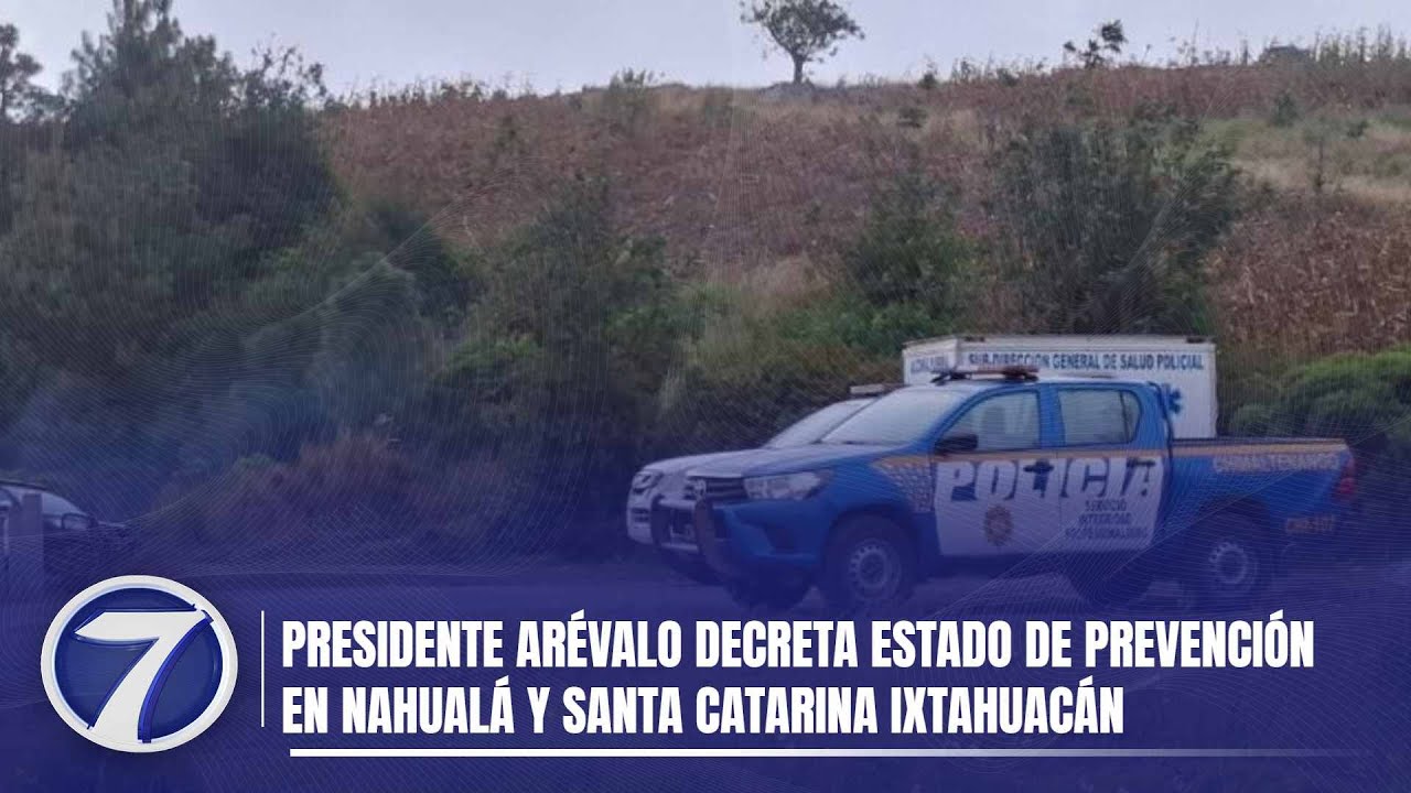 Presidente Arévalo decreta estado de Prevención en Nahualá y Santa Catarina Ixtahuacán