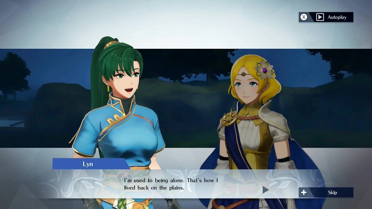 Fire Emblem Warriors - Lyn & Lianna Support Conversation