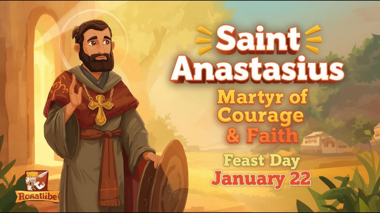 Saint Anastasius | Martyr of Courage & Faith | Feast Day January 22 | Saint Story for Kids