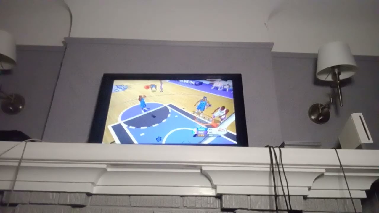 NBA Live 2005 (PS2) - Washington Wizards VS. Sacramento Kings (4th Quarter)