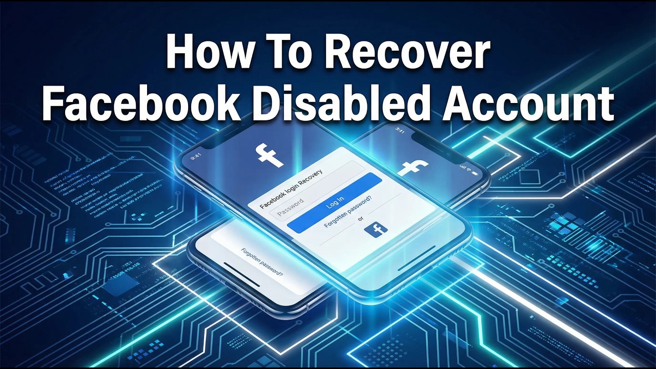 How To Recover Facebook Disabled Account