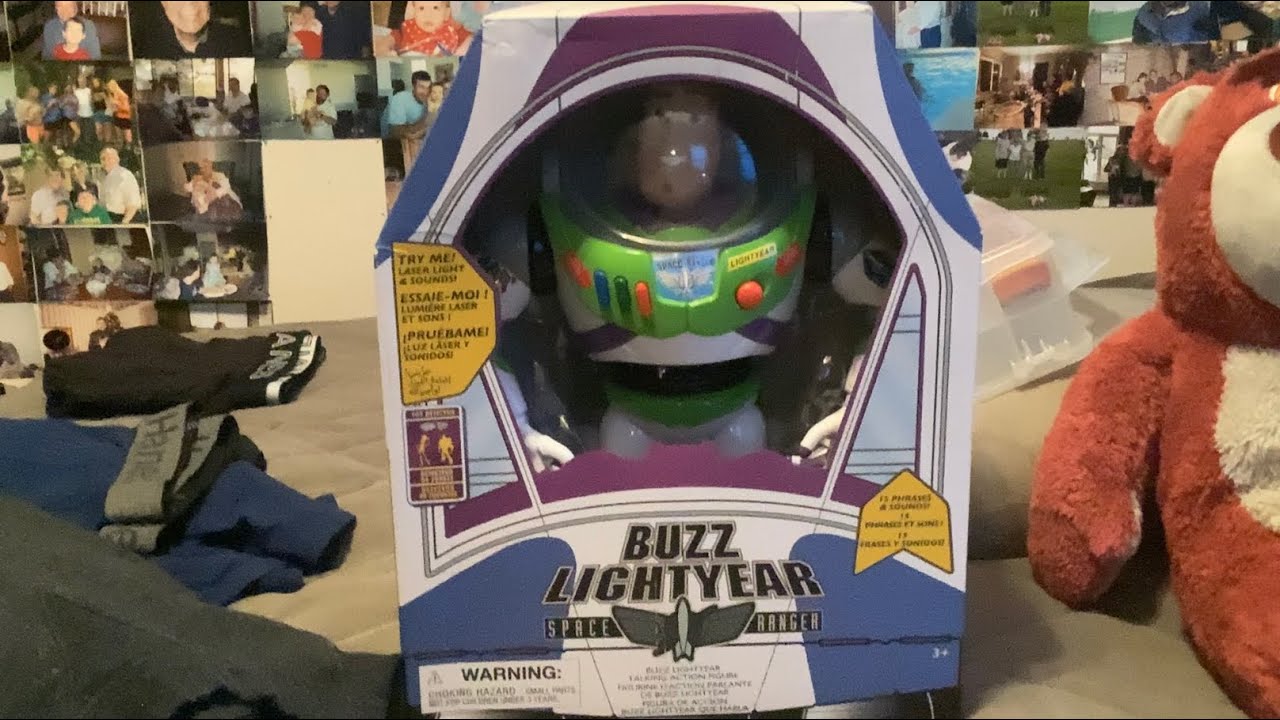 Toy Story Buzz Lightyear action figure in movie size 