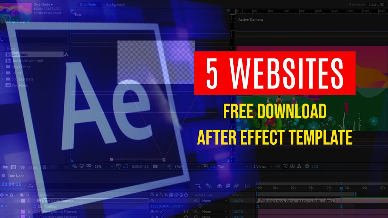 Best 5 Sites For Free After Effects Project Templates || Free After Effects Template Website