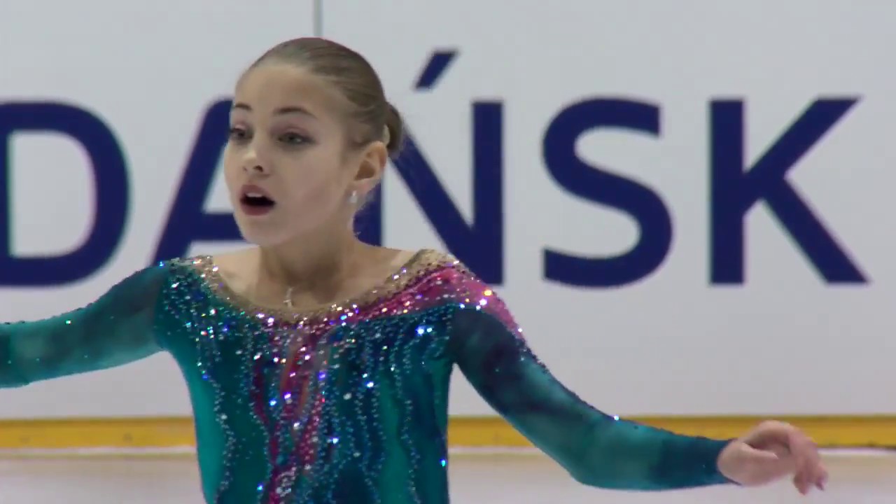 Алена Косторная ПП ISU JGP Gdansk 2017-2018 / Alena KOSTORNAIA FS
