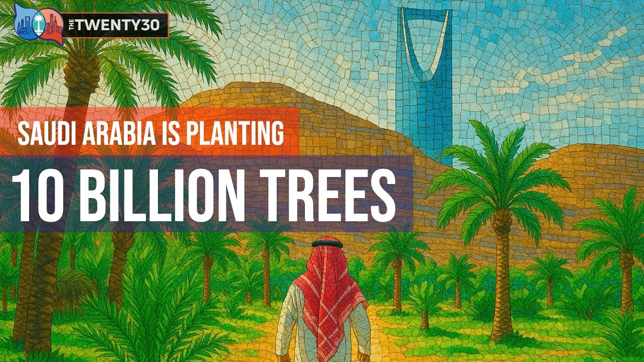 Saudi Arabia has planted over 140 MILLION trees in its bid to redefine its climate