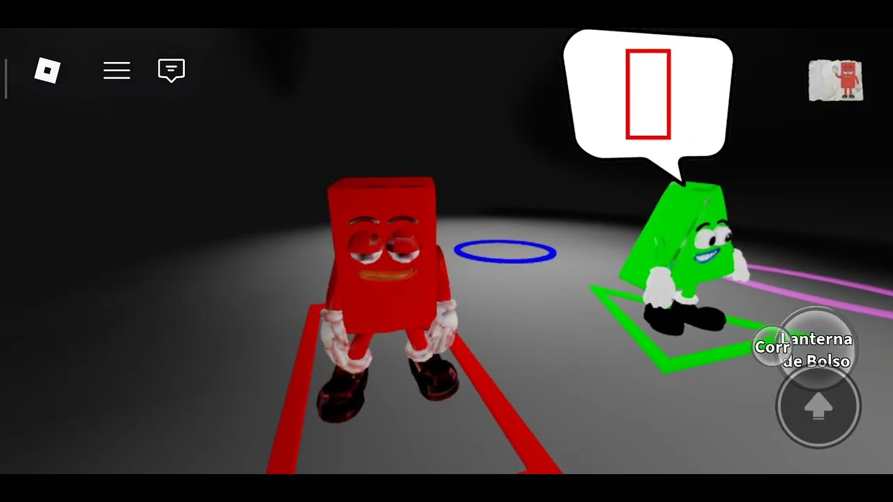 Jogando save The shape