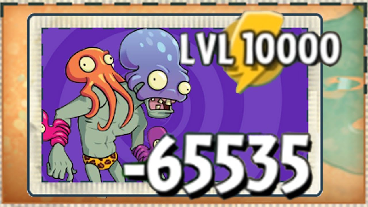 Plants vs Zombies 2 Octo Zombie Level 10000 PvZ2