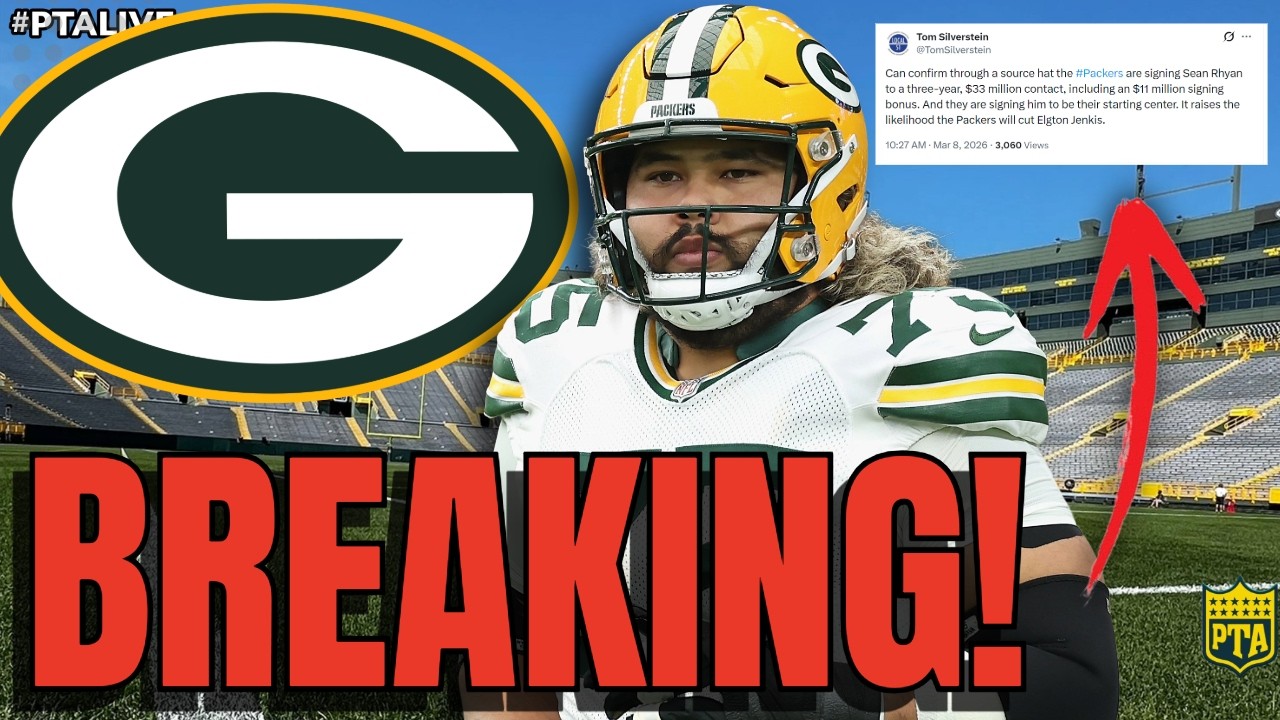 🚨 BREAKING: Green Bay Packers Sign Sean Rhyan to HUGE Deal! Is He the Answer at Center?!