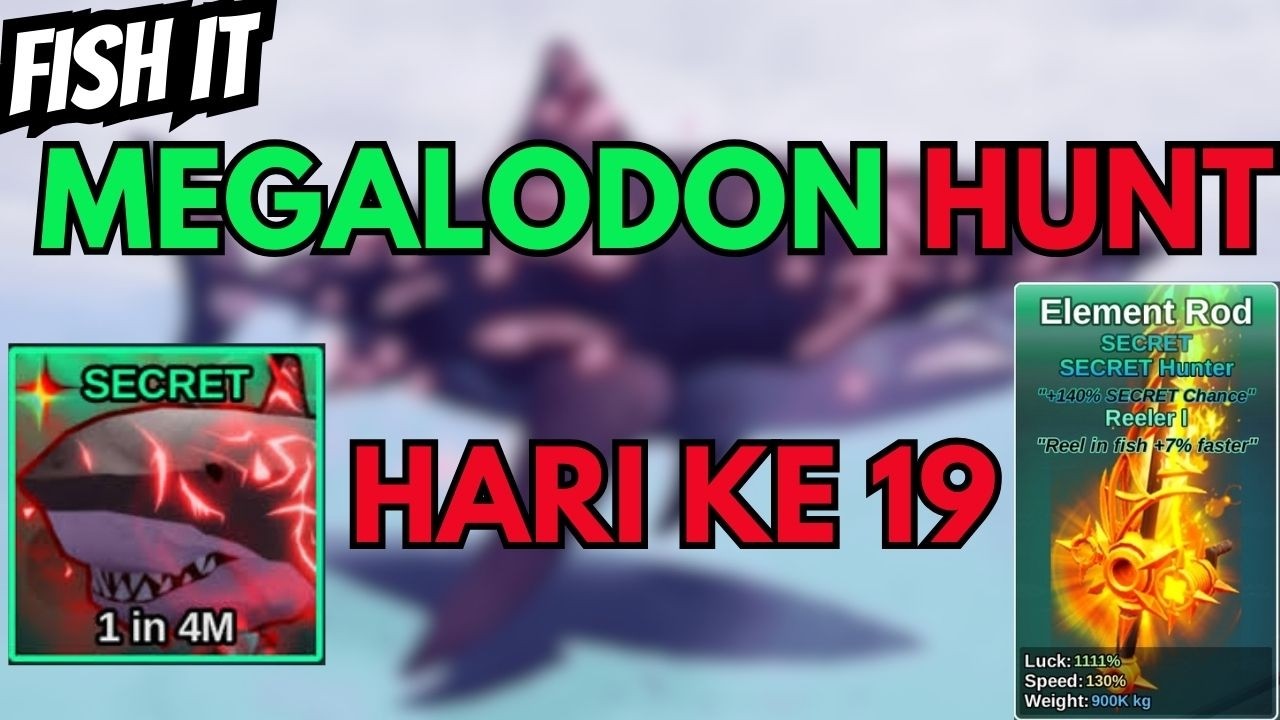 DAY19 DI OCEAN SUMPAH MEGALODON HANYALAH MITOS! - Fish it