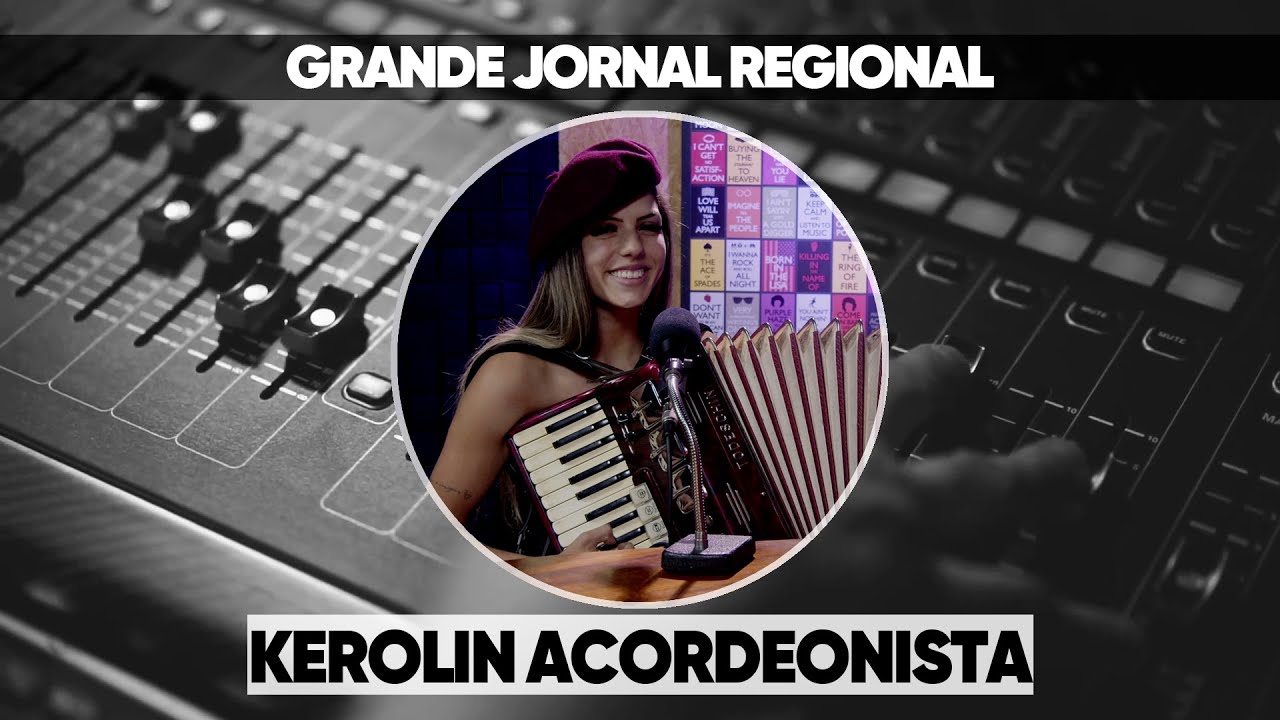 Kerolin Acordeonista vista o GJR pra falar de sua carreira musical