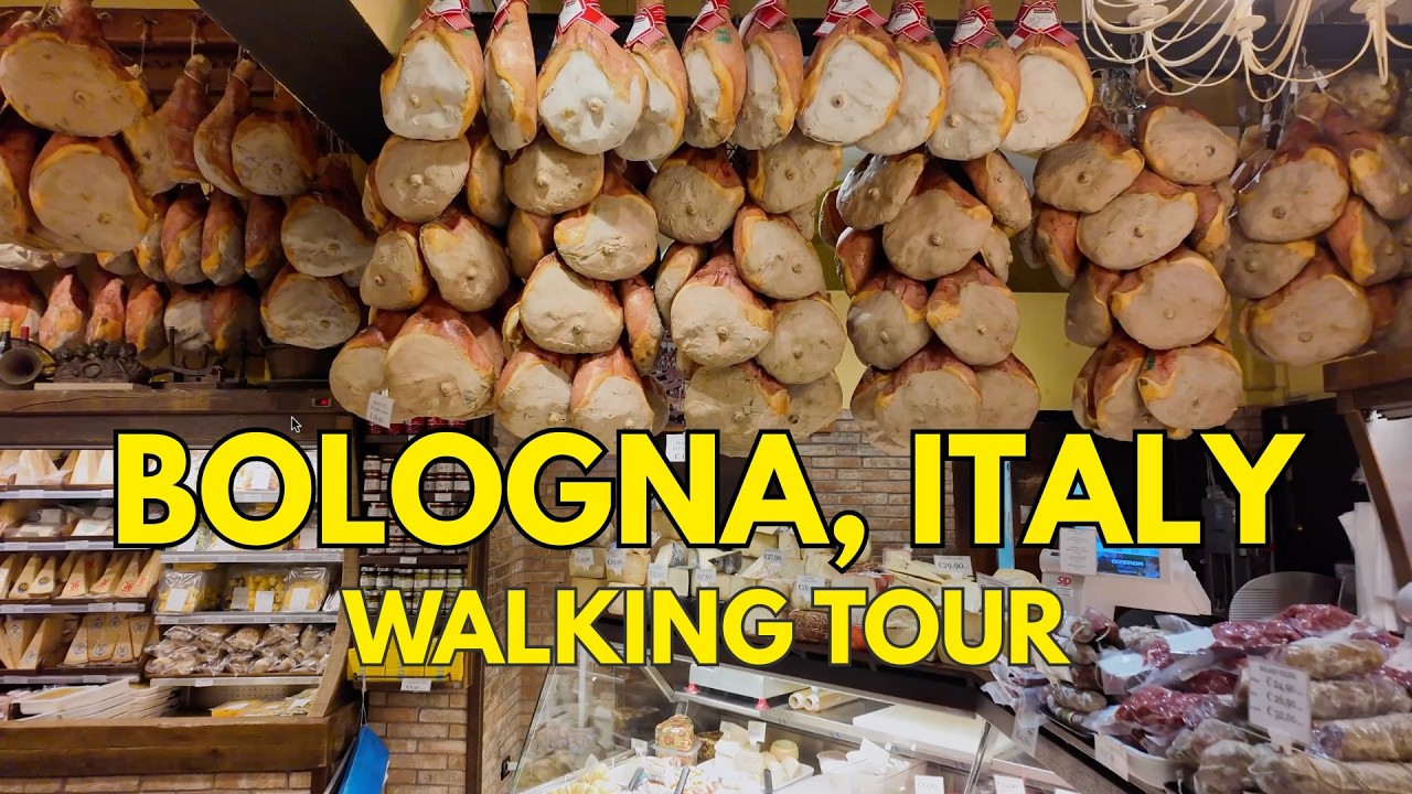 WALKING TOUR OF BEAUTIFUL BOLOGNA, ITALY [4K 60FPS] 🇮🇹