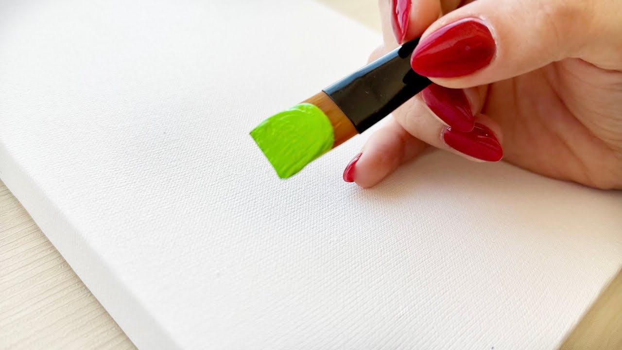 How to paint a riverside step by step? 🌳