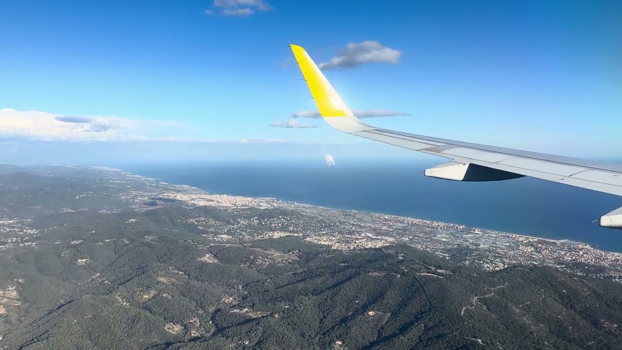 Landing at Barcelona Airport (BCN) 23/2/24