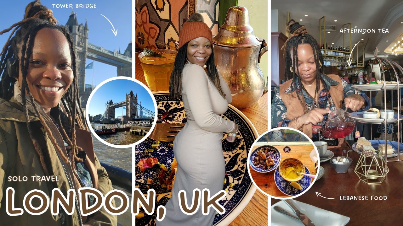 A Perfect Day in London for Solo Travelers | Afternoon Tea, Uber Boat, & Sightseeing