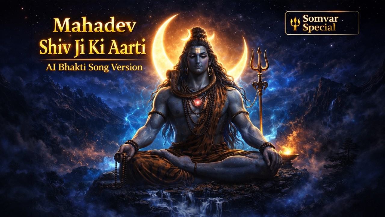 Mahadev Shiv Ji Ki Aarti 🔱 | AI Bhakti Song Version | Monday Special Lord Shiv Ji 🔱