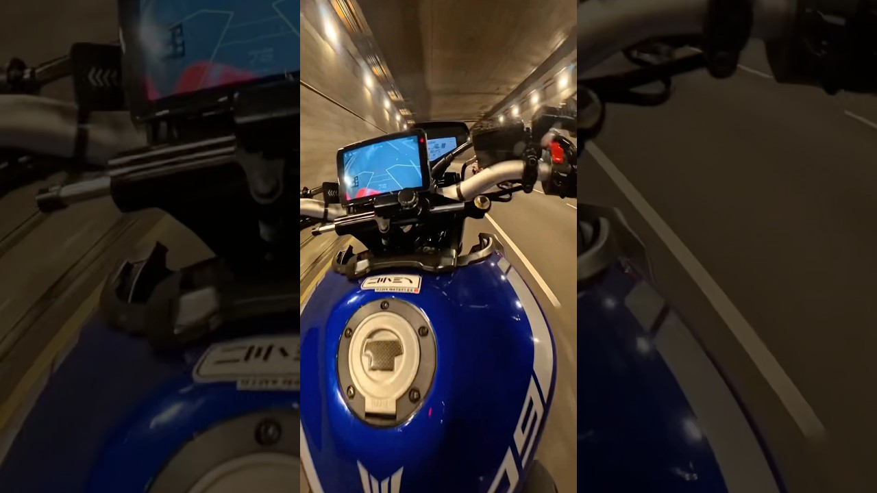 Night Ride with PureVideo Mode 🔥 Insta360 Ace Pro Yamaha MT-09 #yamaha #hzmvmotovlog #hzmv