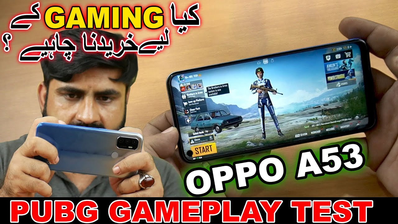 Oppo A53 PUBG Gameplay Test,Heating Test,Battery Train Test | Kia khareedna chaye?
