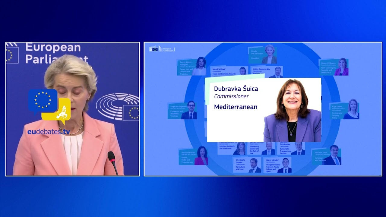 Dubravka &Scaron;uica Croatia will be the Commissioner for the Mediterranean!
