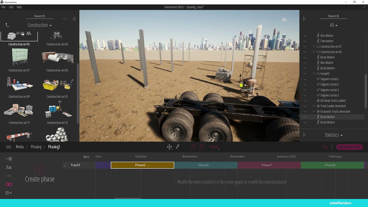 Aprende #Twinmotion | Herramienta phasing