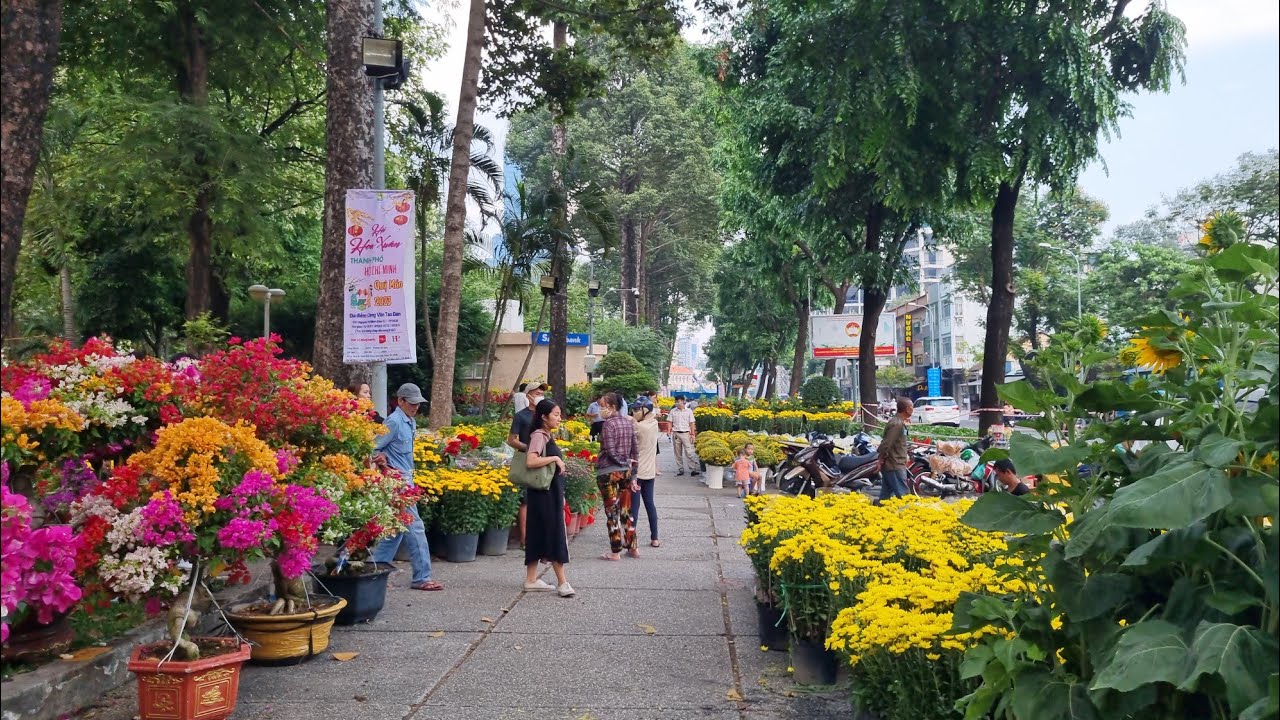 Tet Flower Market, Saigon - HCMC, Vietnam