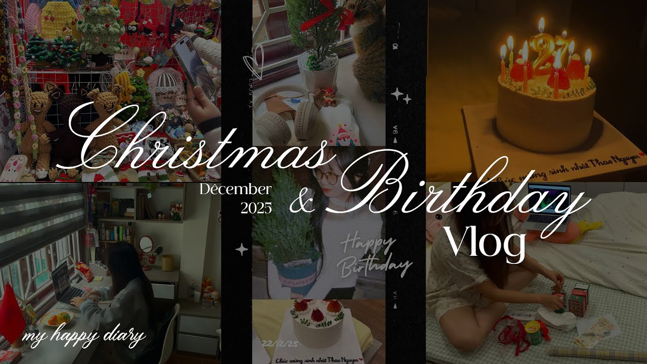 Christmas & Birthday Vlog | A little joy, a little love