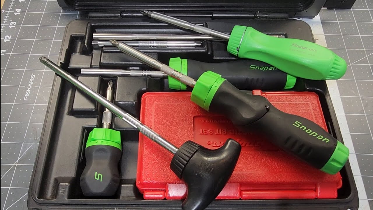 Snap on ratcheting screwdrivers. Which one comes out on top?