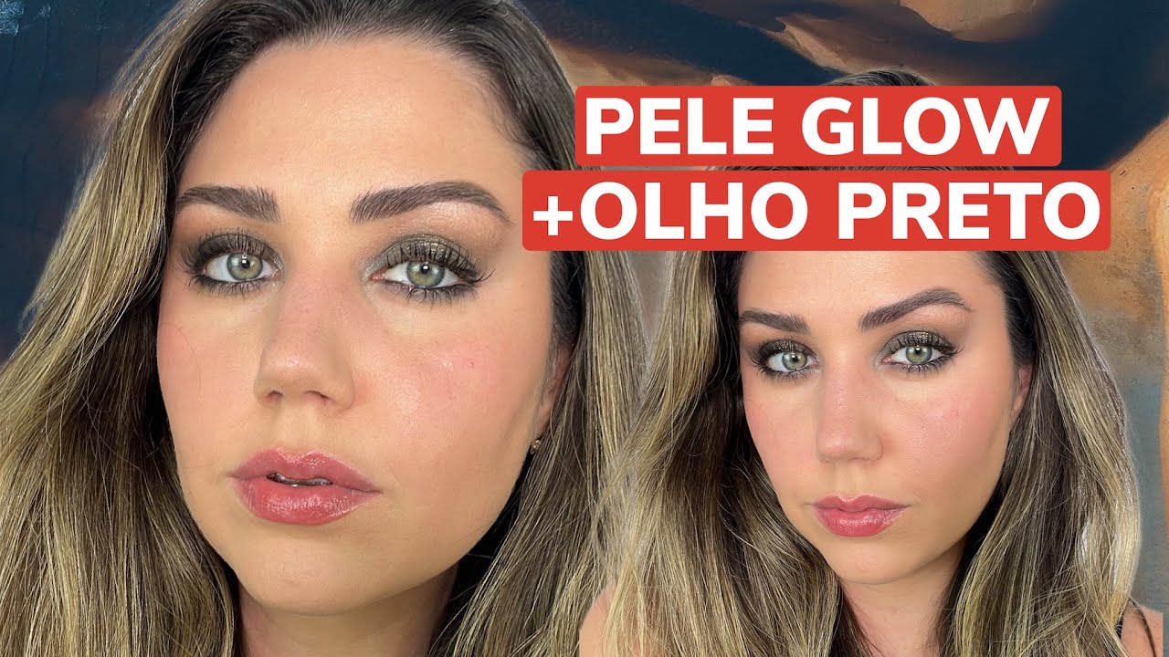 COMEMORAMOS 3 ANOS DE CANAL COM PELE GLOW E OLHO PRETO