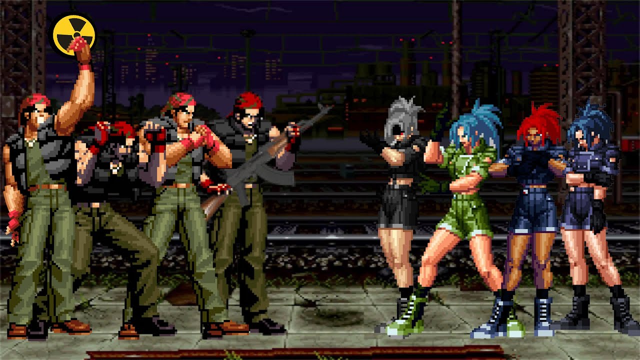 The King of Fighters (MUGEN) | Ralf Jones vs Leona Heidern
