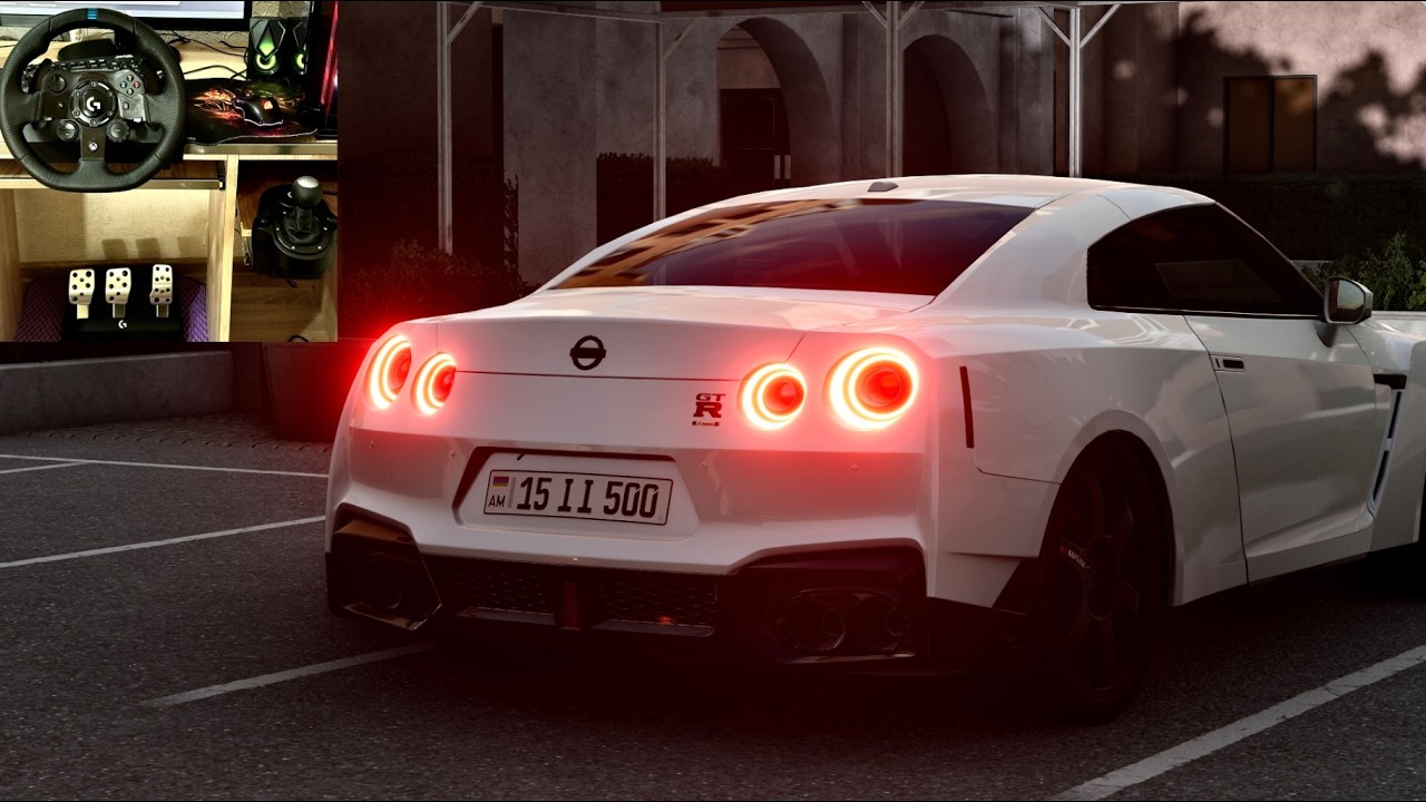 NISSAN GTR R35 - LOGITECH G923 Շրջագայություն ITALIA-ում