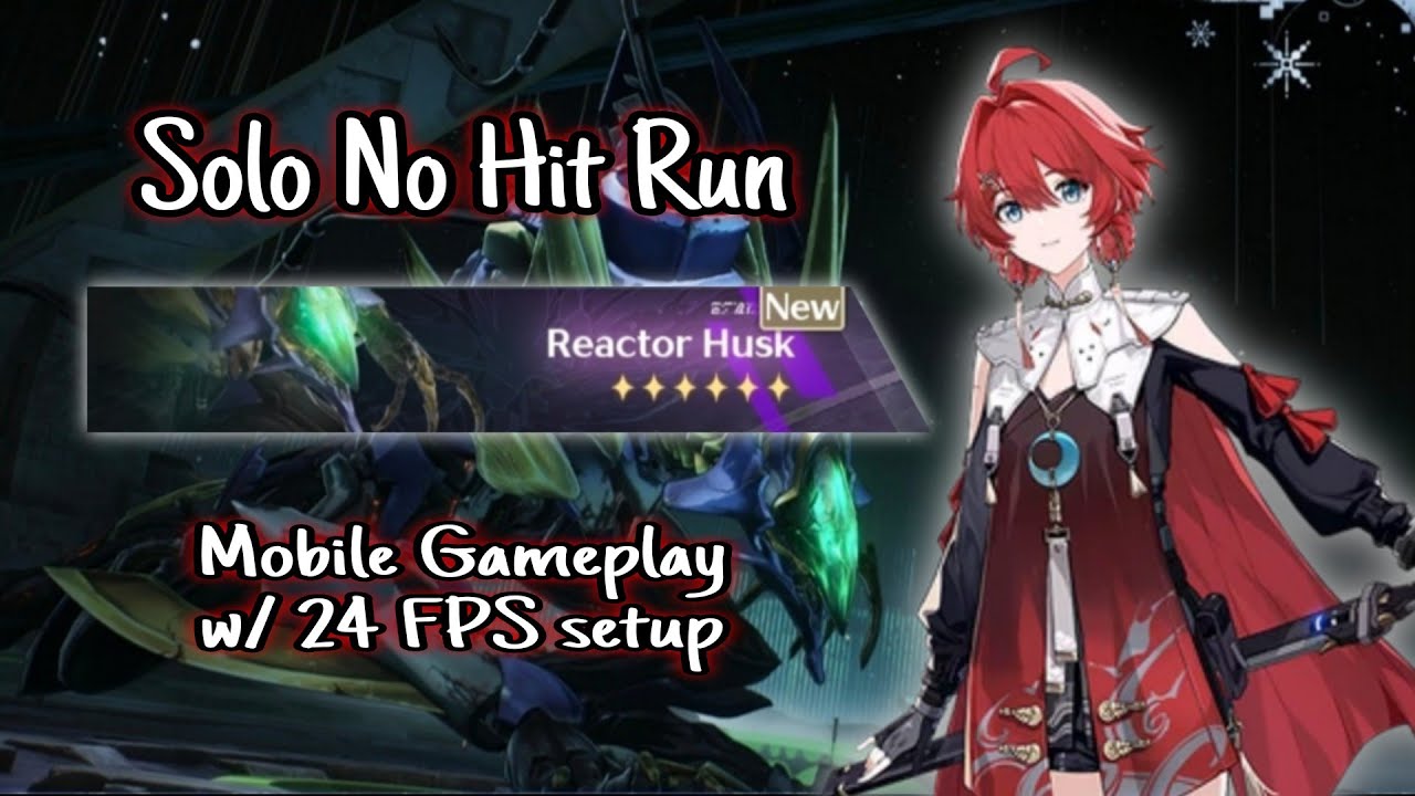 24 FPS Gaming! | Danjin Solo No Hit Run - Husk Diff 6 (Mobile Gameplay) | Wuthering Waves
