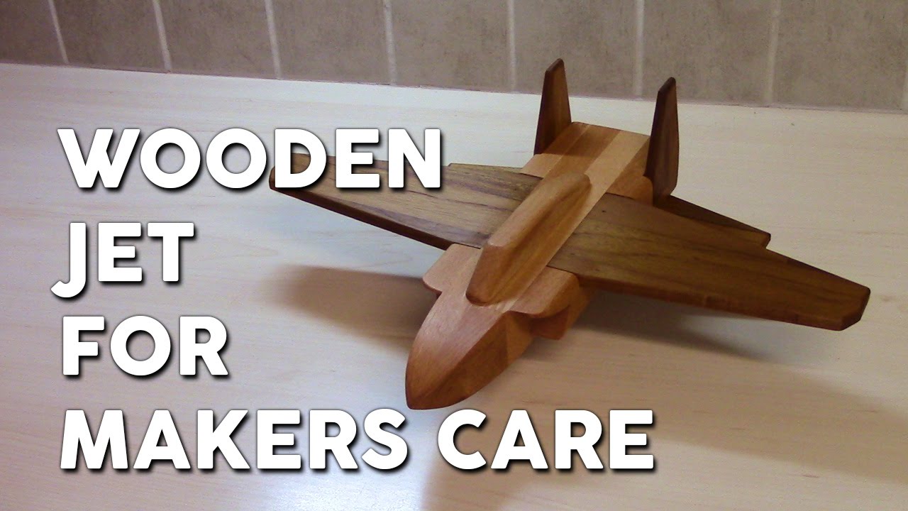 Wooden Jet for Makers Care