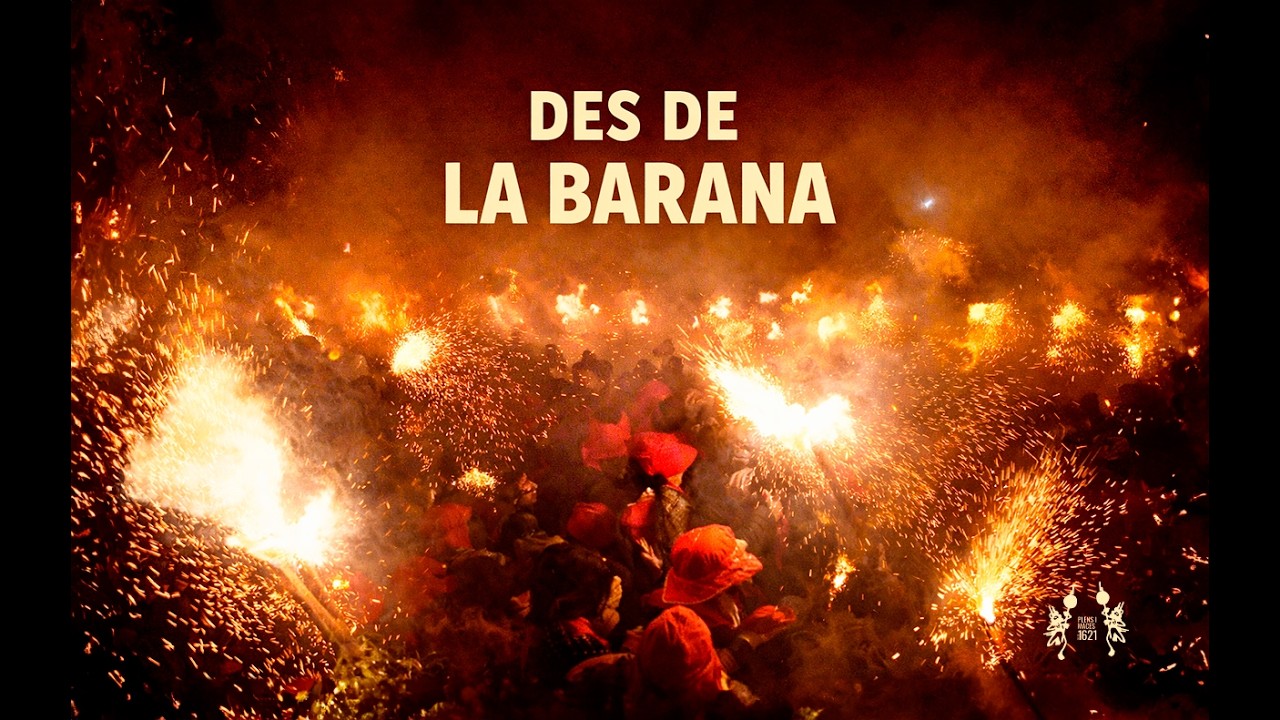 Salt de Plens 2024 des de la Barana · Patum de Berga