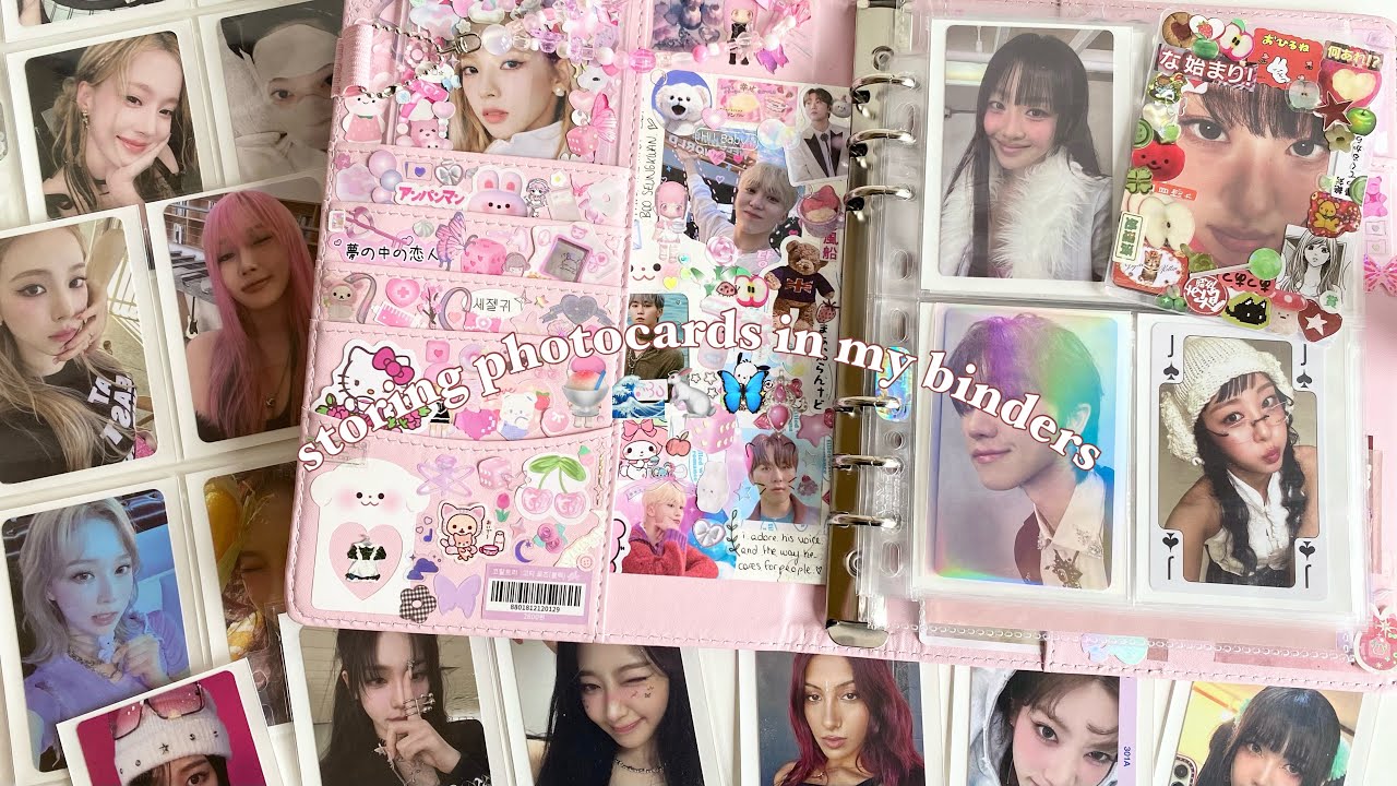⟡ storing photocards #13 ☆ aespa, seventeen, yves, katseye, etc!