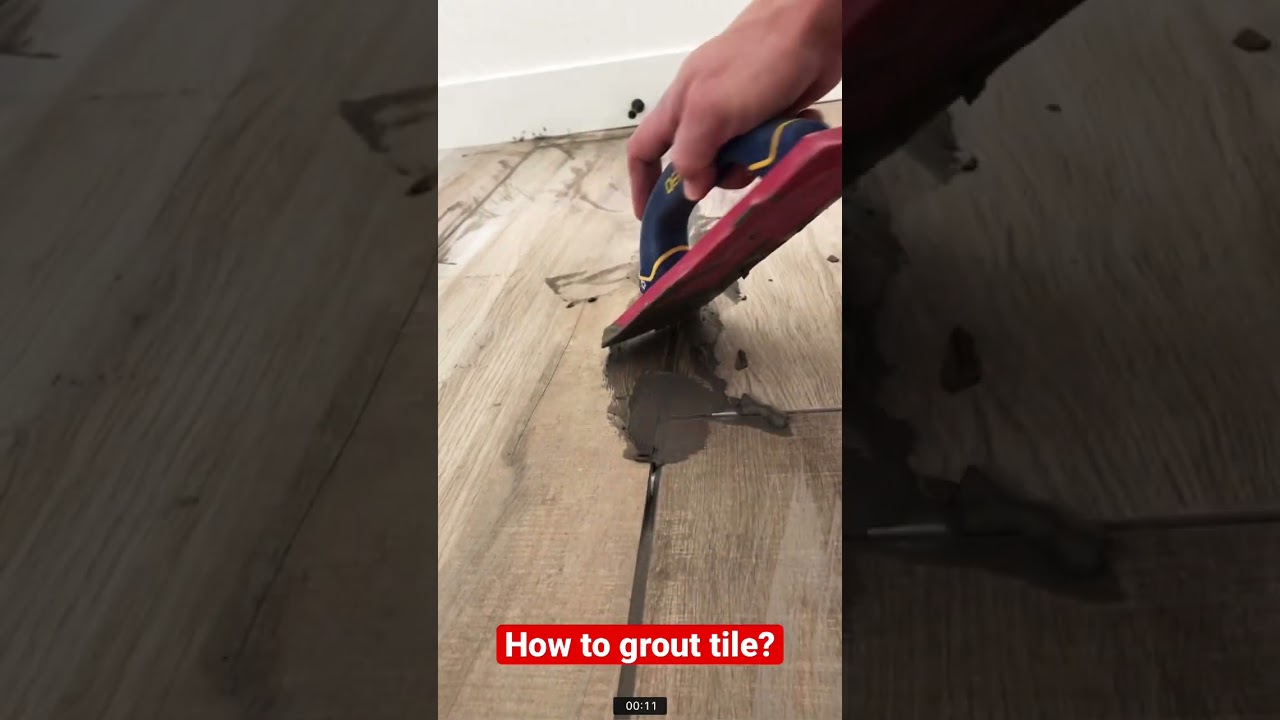 How to grout tile? How to lay perfectly flat level tile? No Problem! I&rsquo;ll show you how !