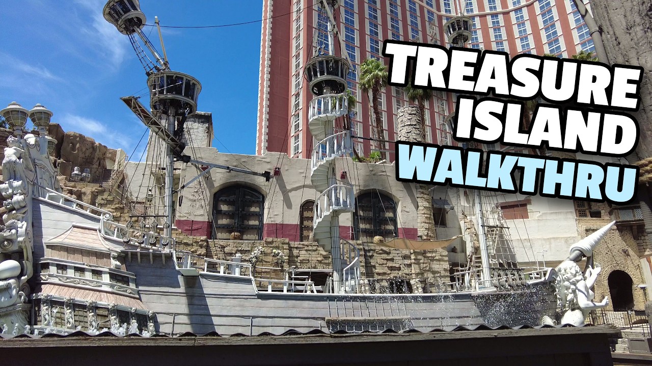 Las Vegas WalkThru — Treasure Island - 4K UHD