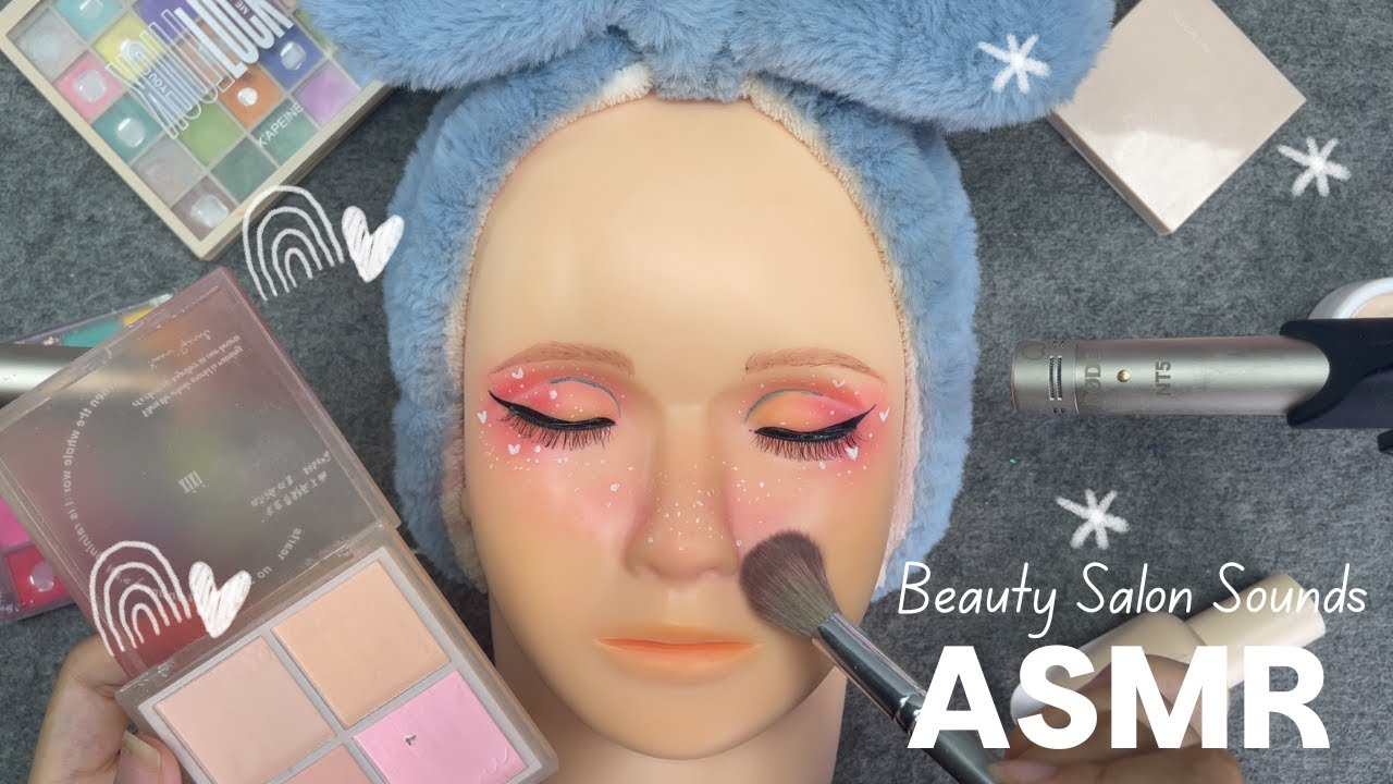 ✨ Relaxing ASMR Skincare & Makeup on Mannequin Head | No Talking, Sleep, Spa Sounds #9