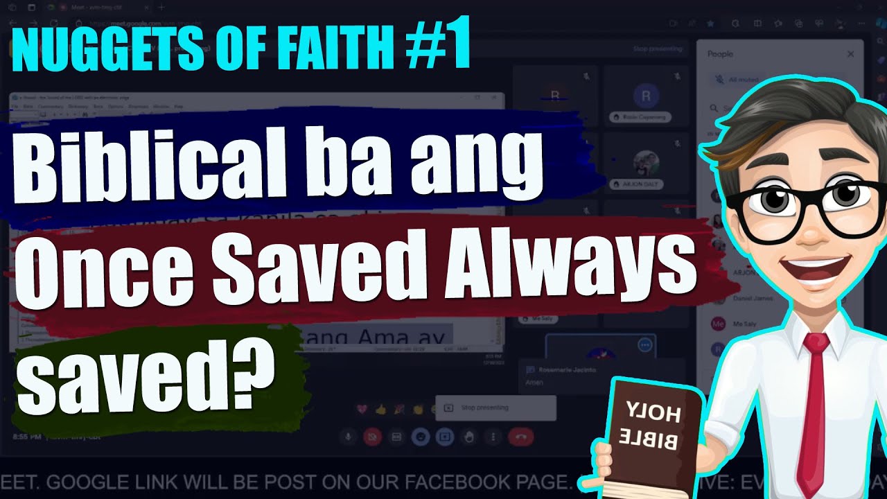 NUGGETS OF FAITH #1 - BIBLICAL BA ANG ONCE SAVED ALWAYS SAVED?