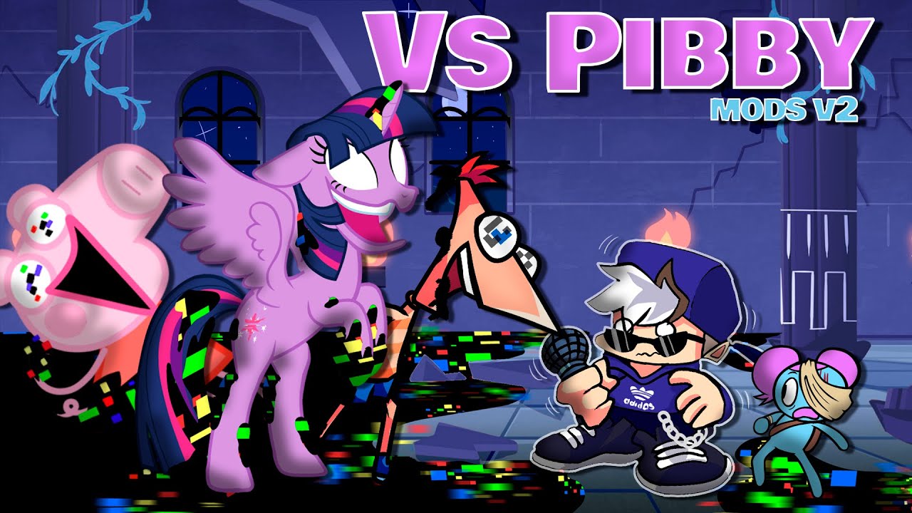LA CORRUPCI&Oacute;N SE APODERA DE CARICATURAS PARA NI&Ntilde;OS EN FNF / Vs Twilight, Phineas y Peppa (PIBBY)
