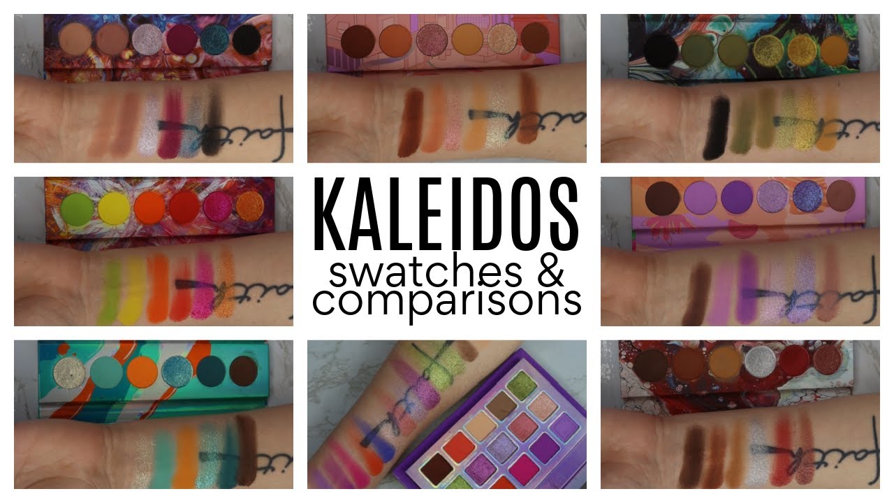 Ranking & Swatching Every Kaleidos Palette from WORST to BEST #INDIEMAS