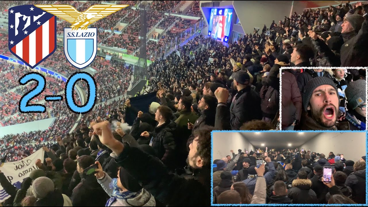 ATLETICO MADRID-LAZIO 2-0 | LIVE REACTION al CIVITAS METROPOLITANO | AGGUERRITI!