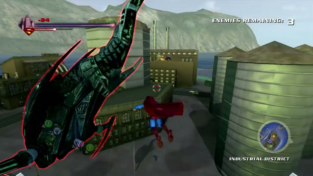 Superman Returns Gameplay Part2 (xbox 360)