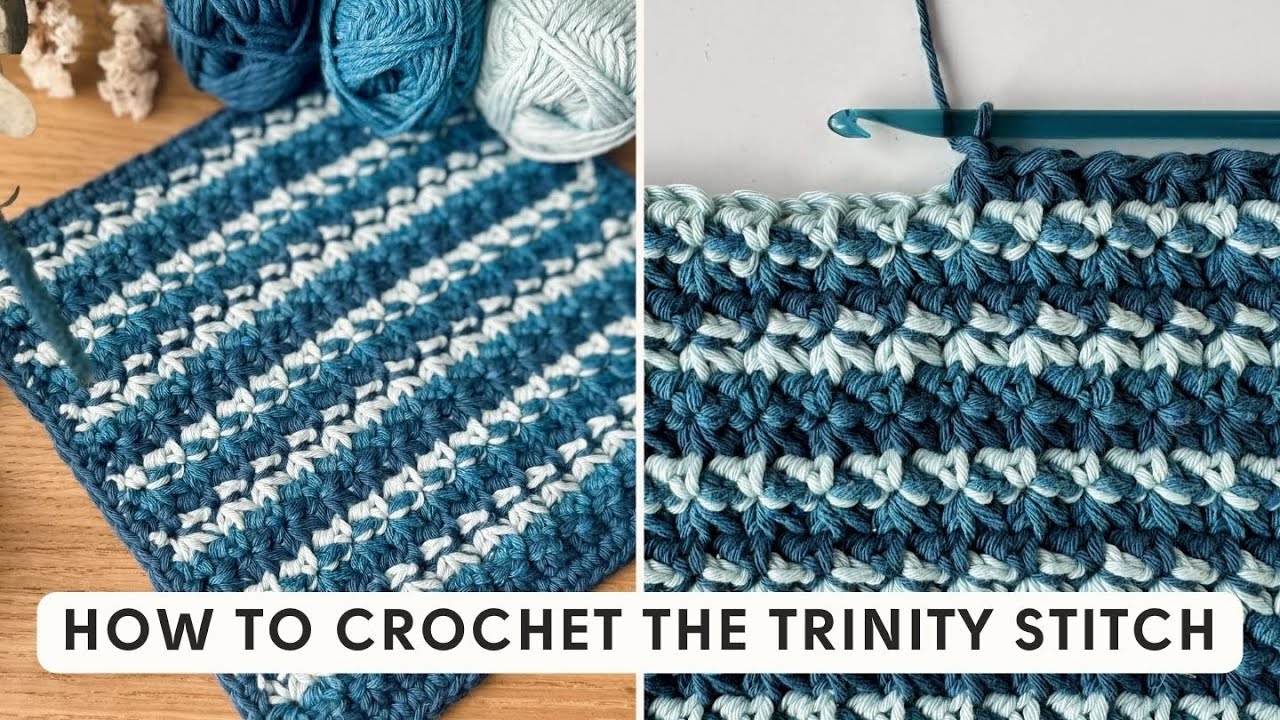 How to Crochet the Trinity Stitch