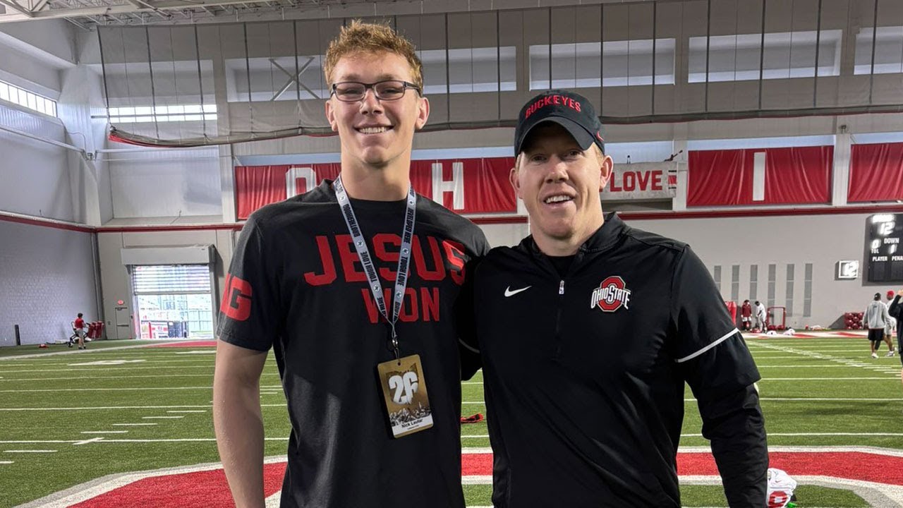 Набор в команду штата Огайо: Buckeyes переворачивает тайт-энда из Огайо Ника Лаутара