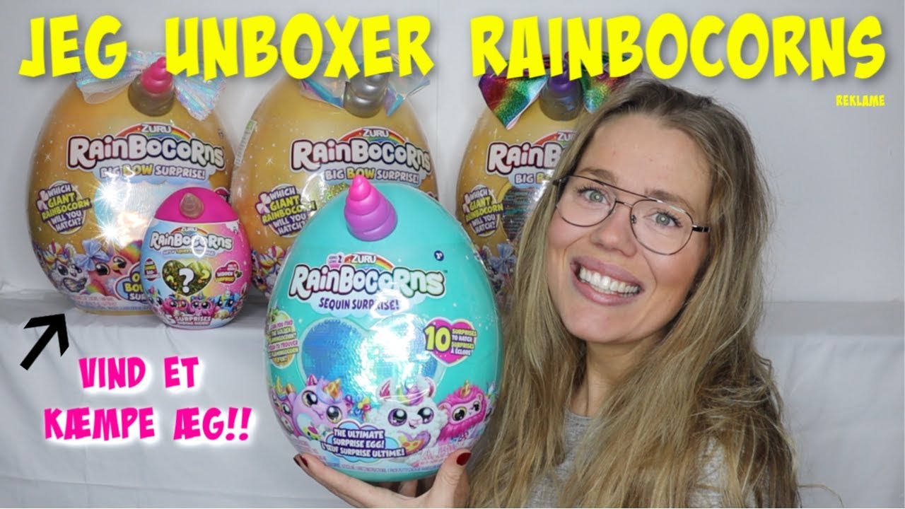 Reklame// Unboxing af Reainbocorns med GIVEAWAY!!!
