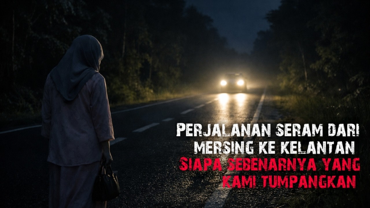 PERJALANAN SERAM MERSING KE KELANTAN - POCONG DEKAT AMPAIAN