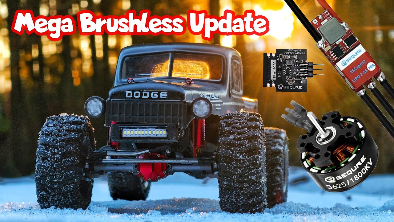 Performance Boost: SEQURE ESC-Motor-Kit 2670+WIFI-LINK im RC Crawler