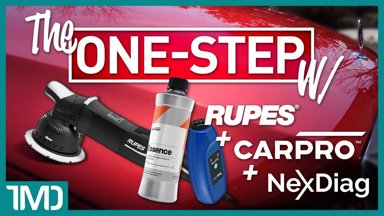 Улучшение лакокрасочного покрытия в один шаг | Rupes Bigfoot Mille и Carpro Essence | LK900E | Ne...